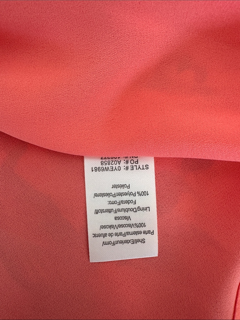 HALE BOB Floral Kimono wrap style coral lined Medium NWT - Picture 10 of 16